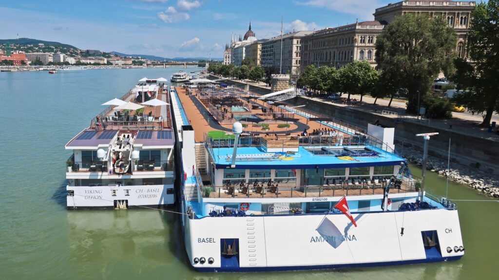 Golf Ahoy Danube River Golf Cruise amamagna riverboat twice the size of other riverboats