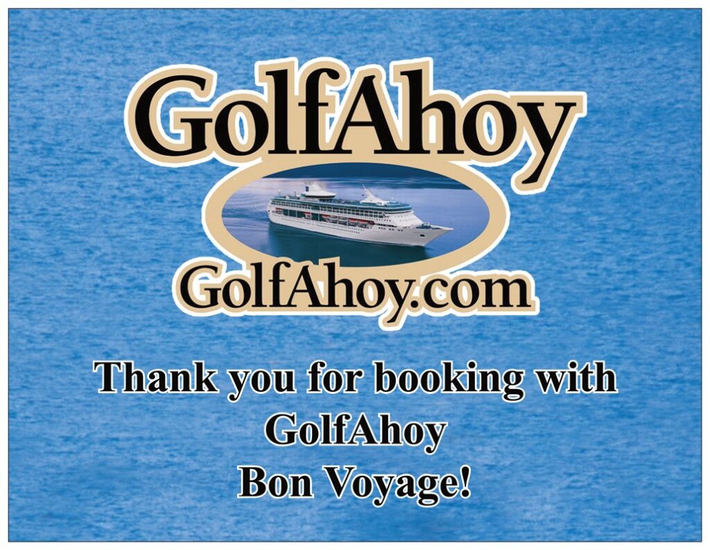 Golf Ahoy Danube River Golf Cruise AmaMagna golfahoy thank you for booking banner 