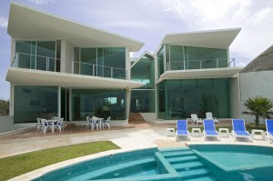 photo of golf course villa rental with swimming pool Golf Course Luxury Home Rentals