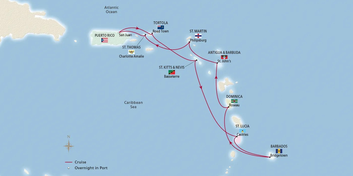 11 Day VIP Deluxe Southern Caribbean Islands Golf Cruise Viking | Golf ...