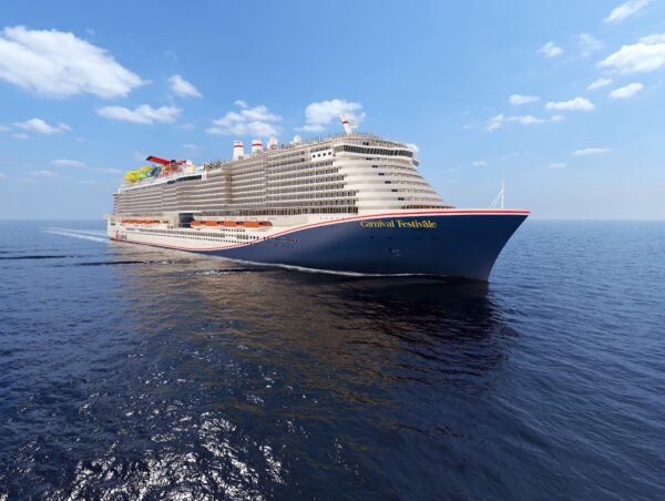 Carnival Festivale new 2027 cruise ship sailing in Caribbean